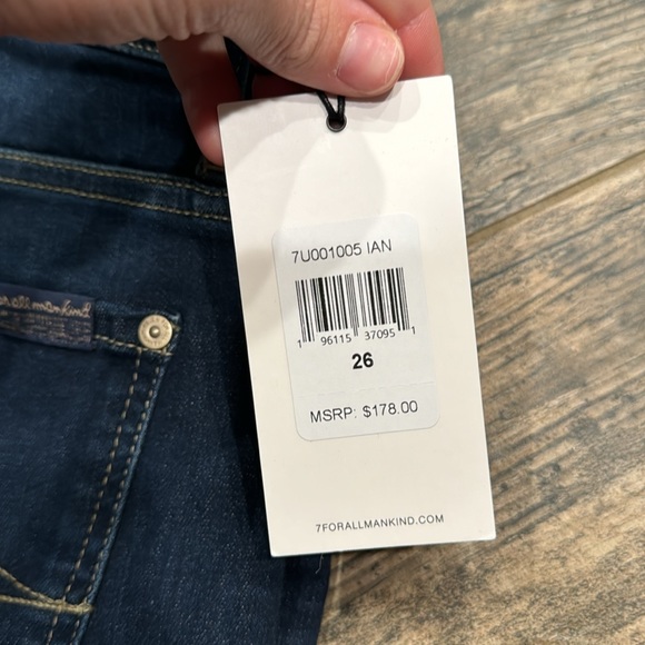 7FAMK NWT ankle skinny jean in Dian - Picture 5 of 14